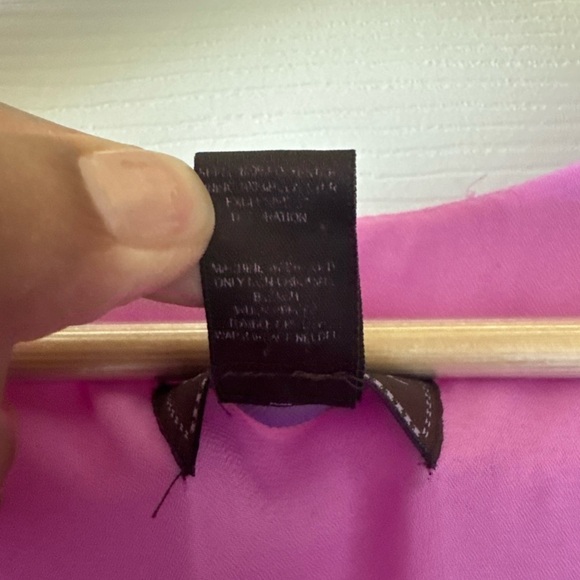 Trulli Women’s Pleated Dress Sleeveless Pink Color block Size 4 - Picture 4 of 8